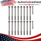 Set of 10 Head Bolts for Cadillac CTS XTS Buick Enclave Rendezvous (2004–2014)