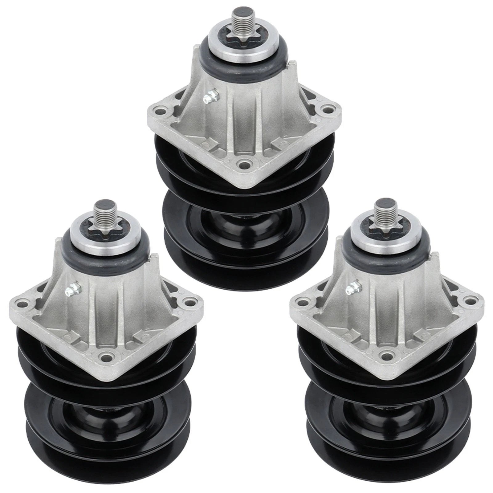 3 Spindle Double Pulley for MTD Troy Bilt 46" Deck (N/A) 618-0593 618-0595 915-0595