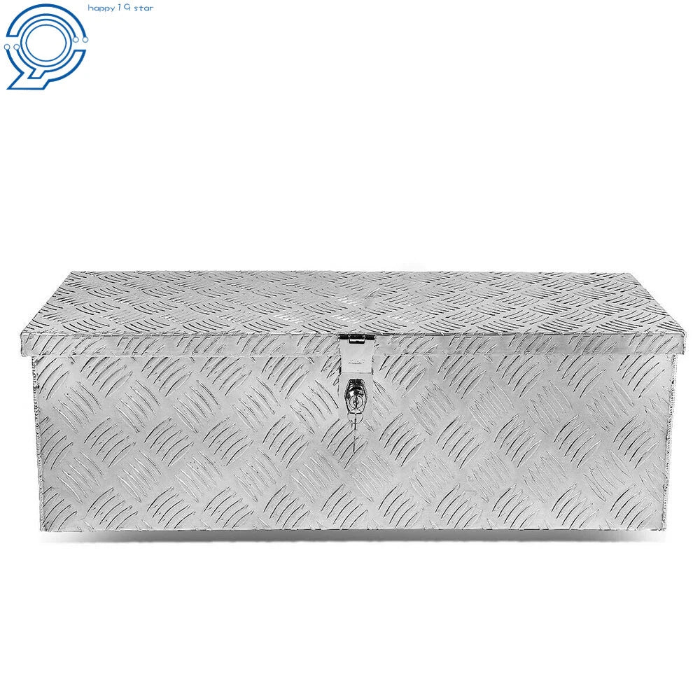 Aluminum Diamond Plate Tool Box for Truck Bed (30x13x10")