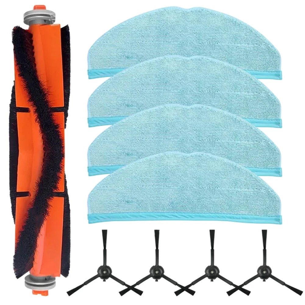 Replacement Brushes and Mop Cloths Kit for HomeRun Vacuum Robot (XU710001)