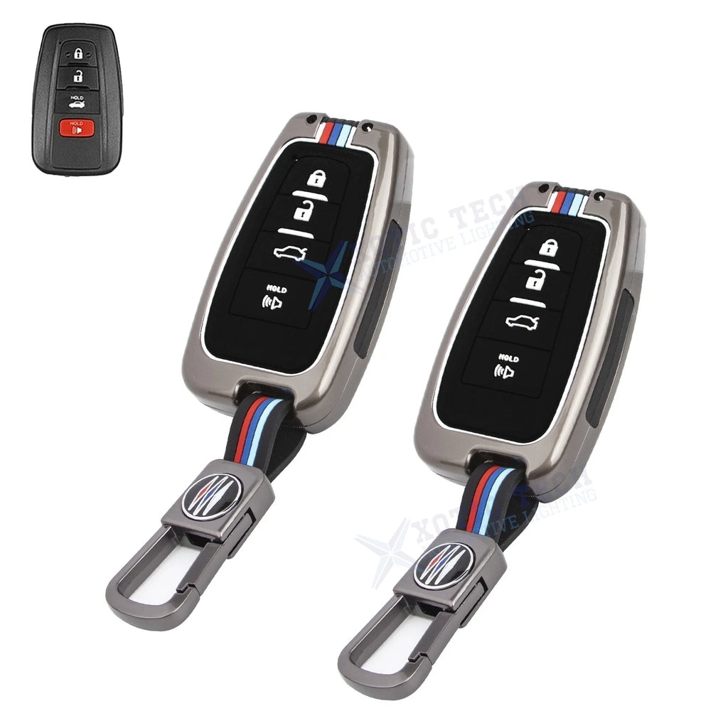 2-Pack Key Fob Cover Protector Shell for Toyota Camry RAV4 Avalon (2013–2015)