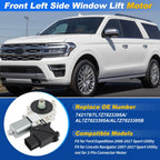 Front Left Power Window Motor for Ford Expedition (2008–2017) 8 Pin