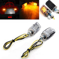 LED Black Micro Mini Turn Signal Indicators for Motorcycle (#3)