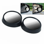 Blind Spot Mirror 5.5x2cm Wide Angle Rotation Adjustable Rear View