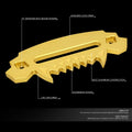 10" Aluminum Hawse Fairlead for 4X4 Off-Road ATV UTV (Synthetic Rope)