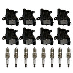 Set of 8 Ignition Coils & Iridium Spark Plugs for Express 1500 2500 3500