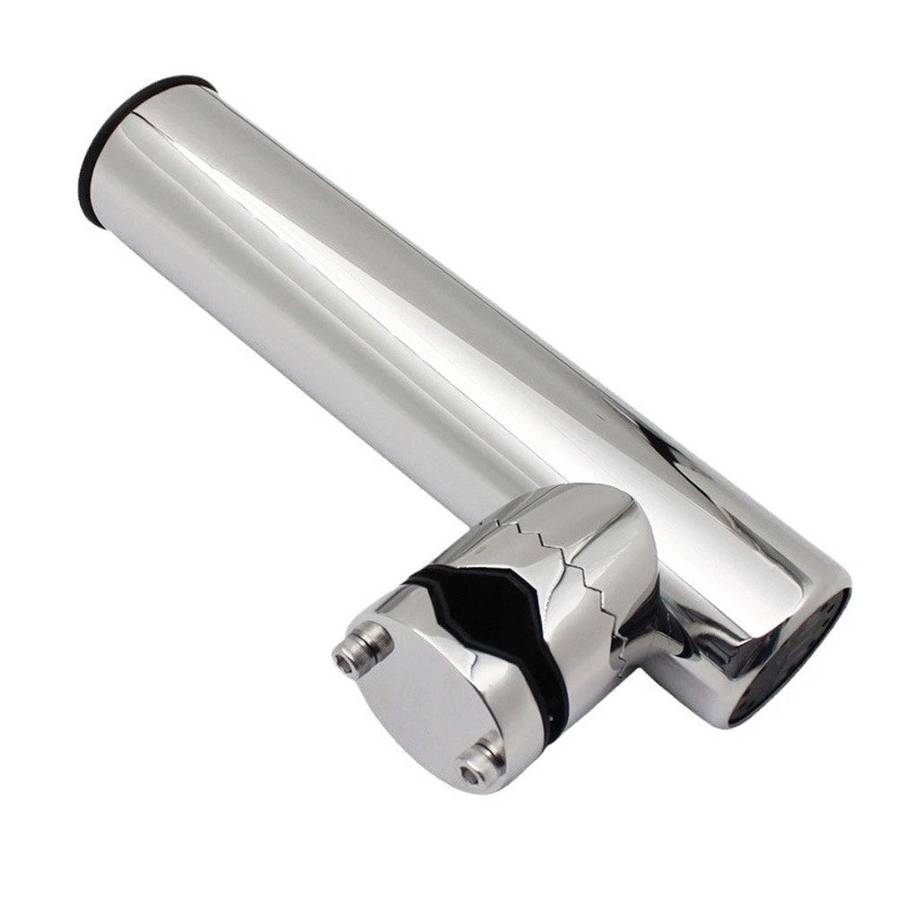 Offset Rod Holder for Boat Yacht Dock (Saltwater Ready, Stainless Steel)
