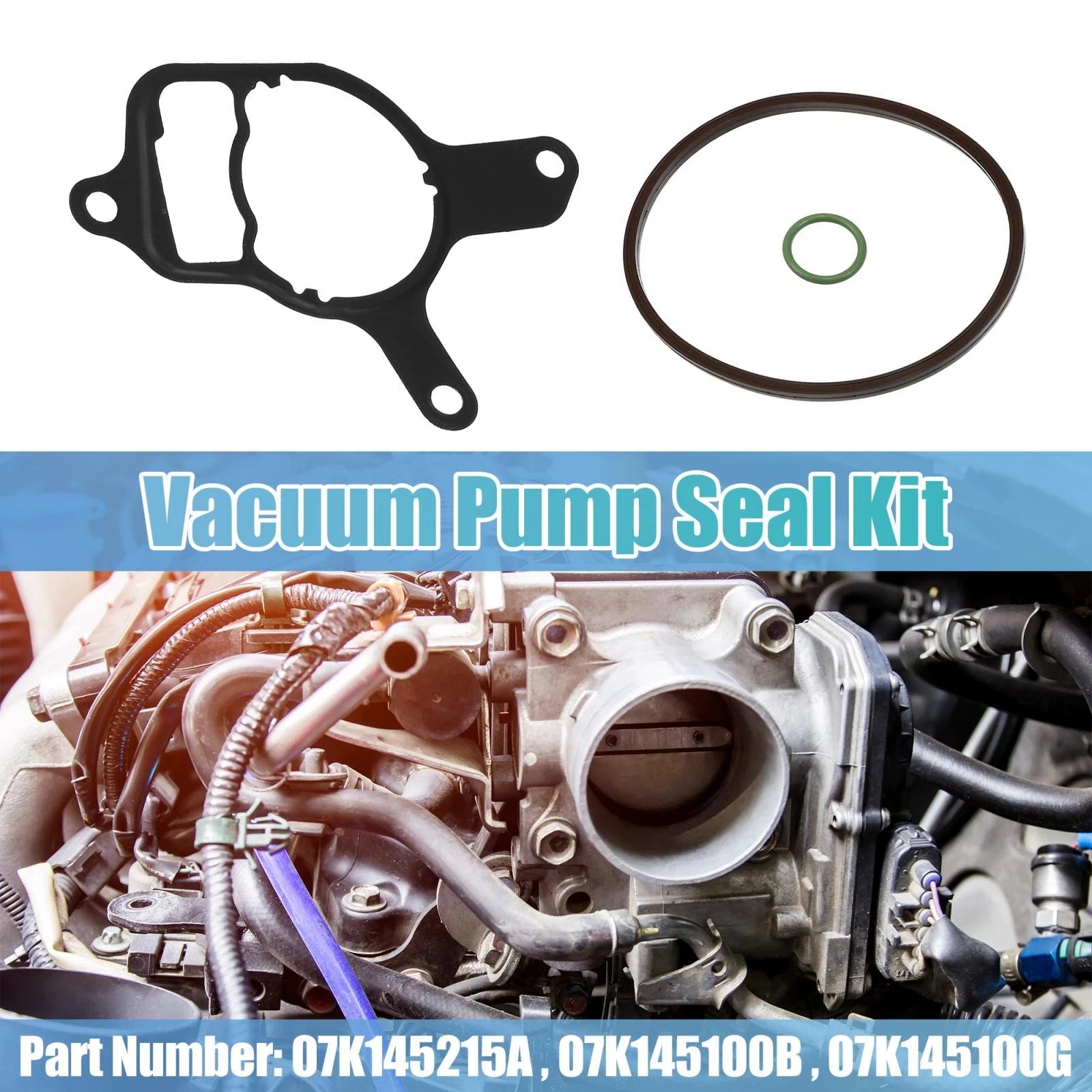 2.5L Vacuum Pump Rebuild Seal Kit for Audi VW 
