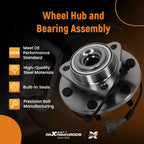 Front Wheel Hub & Bearing Pair for Infiniti QX56 Titan (2008–2012)