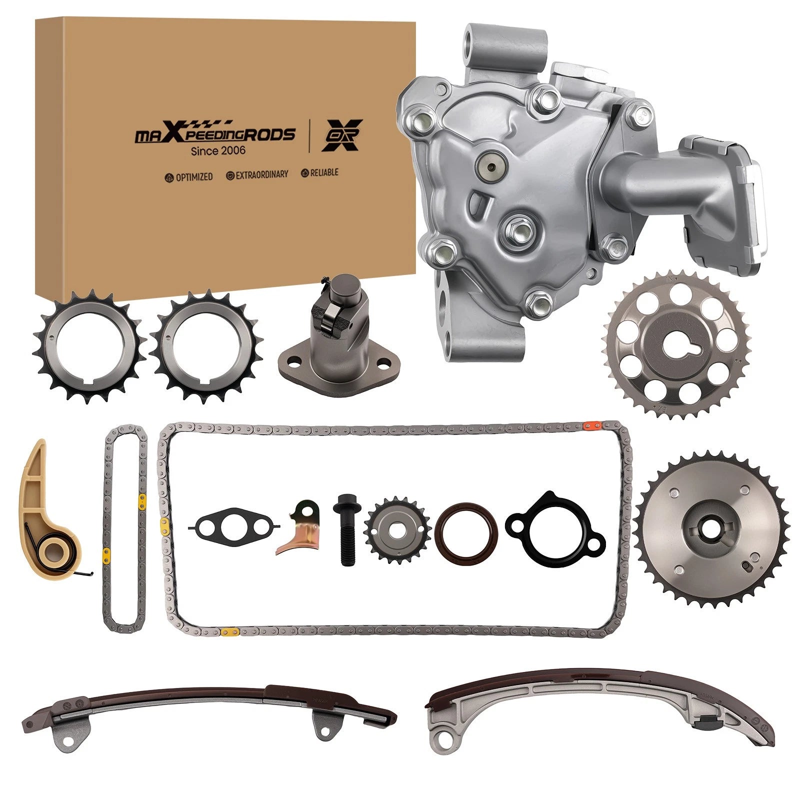 Engine Timing Chain Kit for Toyota RAV4 2.4L (2004–2008) 15100-0H010 2AZFE