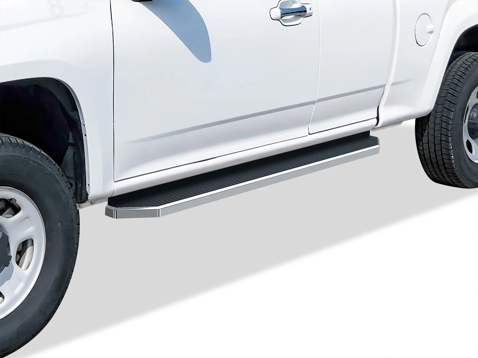 Set of 2 Polished 6" iBoard Side Step Nerf Bars for Colorado Canyon (2004–2012)