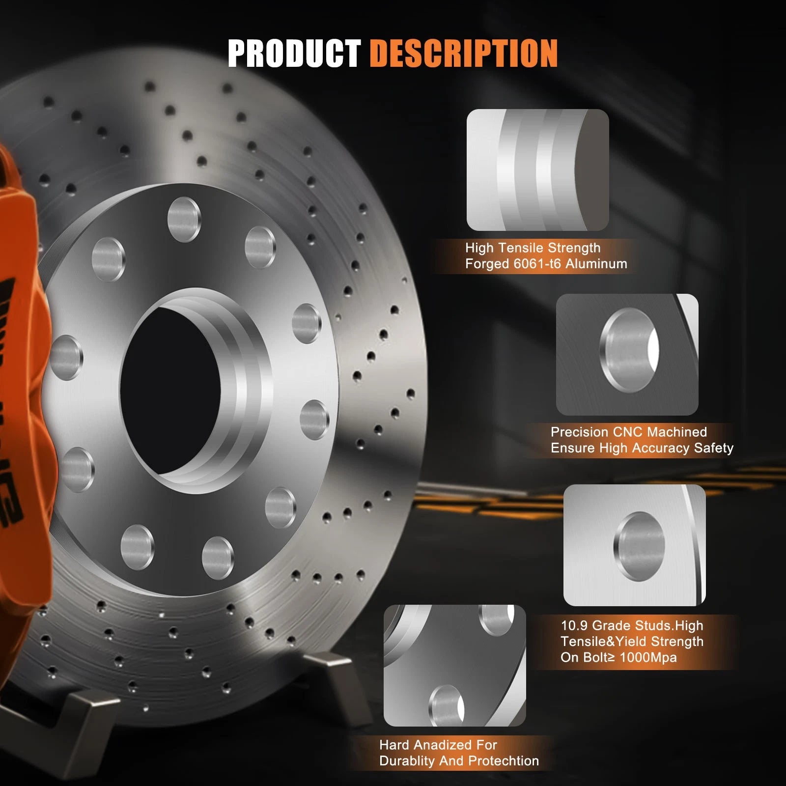 2X 15mm Wheel Spacers 5x130 14x1.5 for Porsche Cayman Cayenne Boxster 911