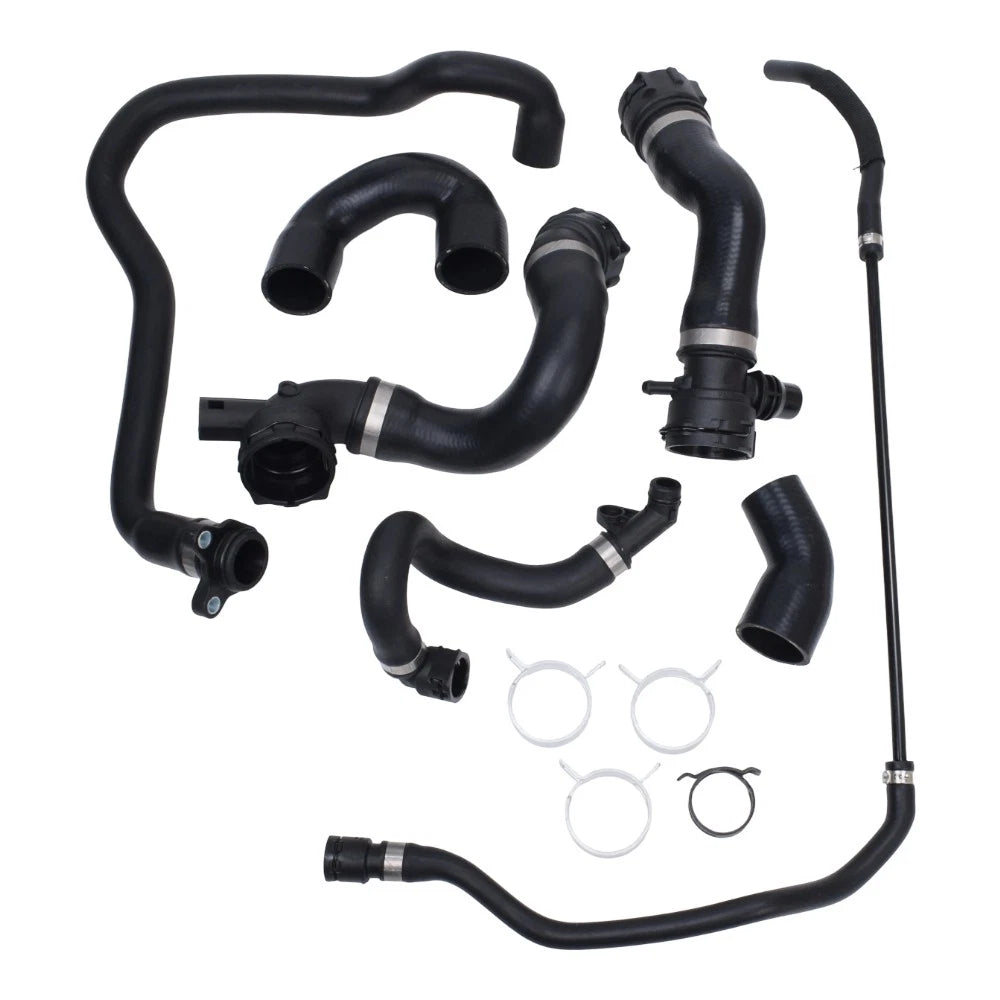 7 Hoses Radiator Coolant Pipe Kit for BMW E90 128i 328i (2007–2011)