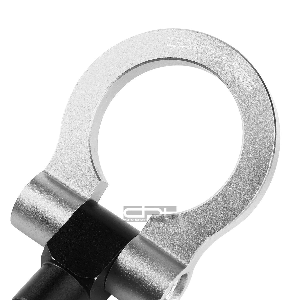 7" Tow Hook Ring for Honda Fit (2009–2013) M18 X 2.5 T-6061 Aluminum Silver