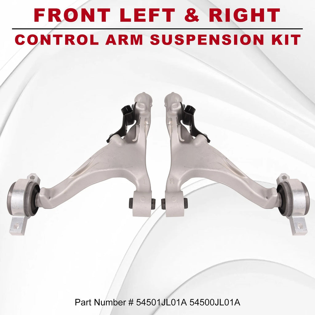 Set of 2 Front Lower Control Arms w/ Ball Joints for Infiniti G37 Q60 QX50 370Z