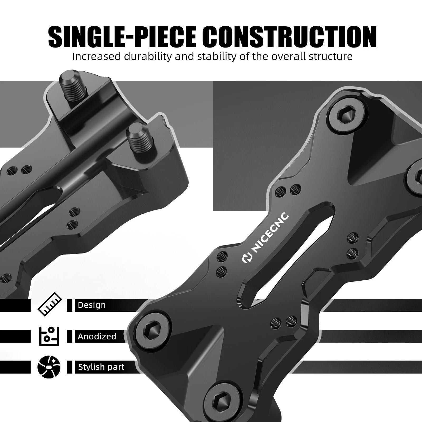 Handlebar Top Clamp Plate for Yamaha Tenere 700 (2019–2023)