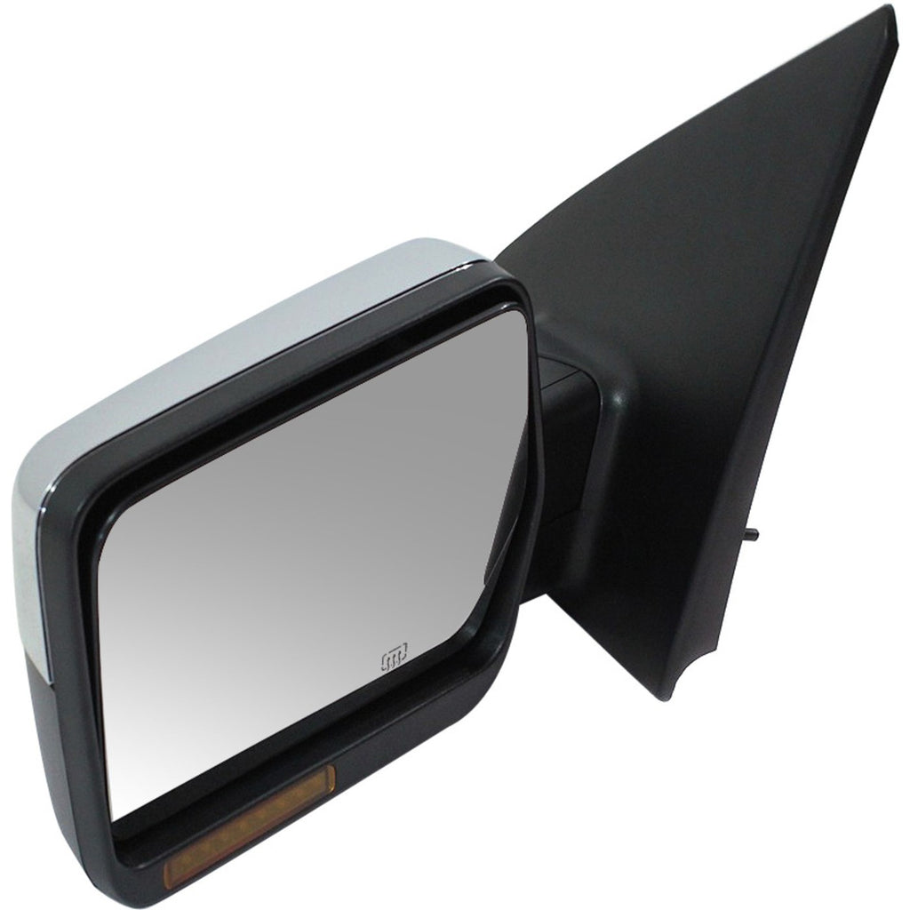 Power Mirror for Ford F-150 (2004–2006) Left Heated Manual Fold Chrome