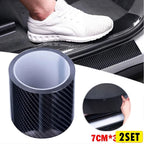 Set of 2 Carbon Fiber Door Sill Plates for
