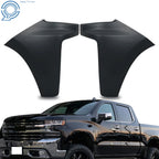 Set of 2 Front Bumper End Cap Extensions for Chevy Silverado 1500 (2019–2022)