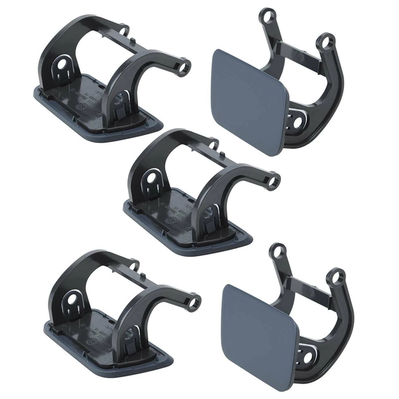 Set of 5 Headlight Washer Nozzle Cover Flap for BMW E60 E61 (2005–2010)