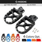 CNC Wide Fat Foot Pegs for KTM 65 85 125 SX 250-450 SXF 300-530 EXC EXC-F XCW (2000–2023)