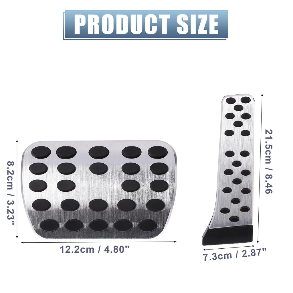 2pcs Gas Brake Pedal Pad Cover for Mercedes-Benz C E S GLC GLE (2010–2023)