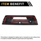 Set of 1 Carbon Fiber Tailgate Handle Cover Trim for Ford F-150 (2021–2024)