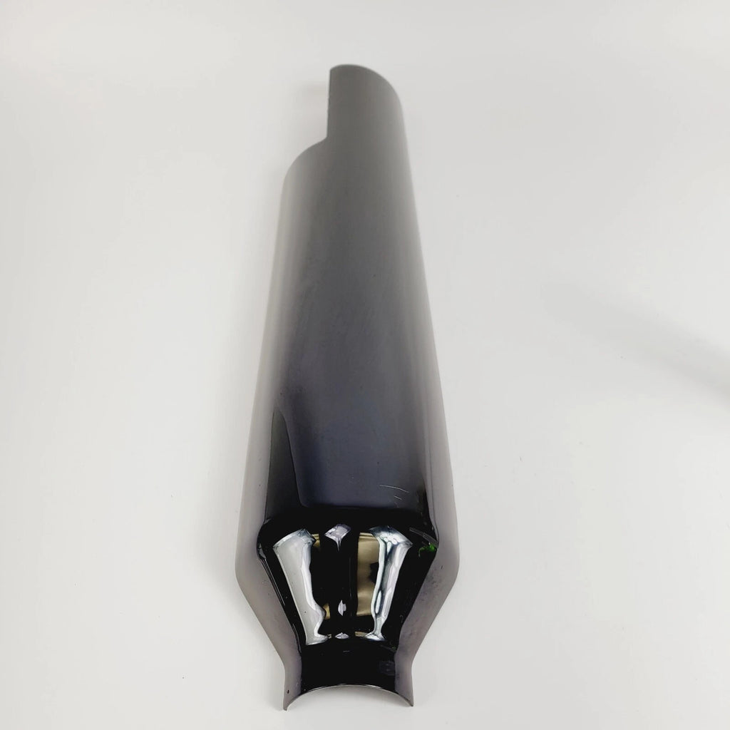 Left Gloss Black Exhaust Slip On Heat Shield for Harley CVO Touring (2017–2023)