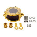 Gold Clear Air Cleaner Intake Filter for Harley Sportster XL 883 XL 91-22