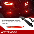 2X LED Rear Reflector Brake Tail Signal Lights for Ford Fusion (2013–2018)