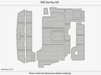EVA Faux Pad Flooring Mat for Sea Ray 500 (1996)