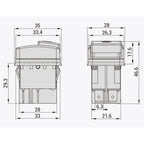 Push Button Switch for HY52 High Pressure Washer (IP54, 250V)