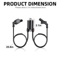 3 x Ignition coil cap + Sub-wire for Honda Gold Wing GL1500 (1988–2000)