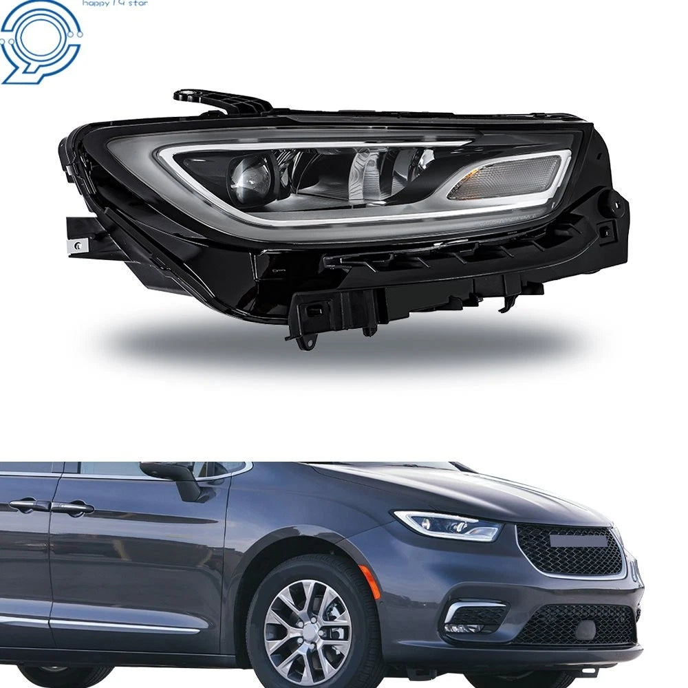 LED Headlights Assembly for Chrysler Pacifica (2021–2023) Passenger Side Clear