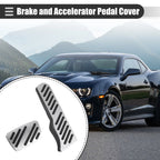 Set of 2 Brake Accelerator Pedal Covers for Chevrolet Camaro 