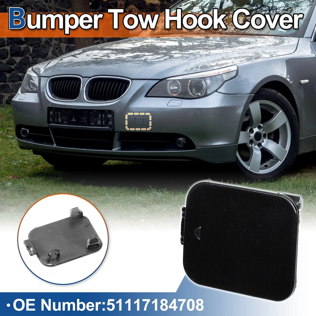 Tow Hook Cover for BMW 528i 535i 550i Black