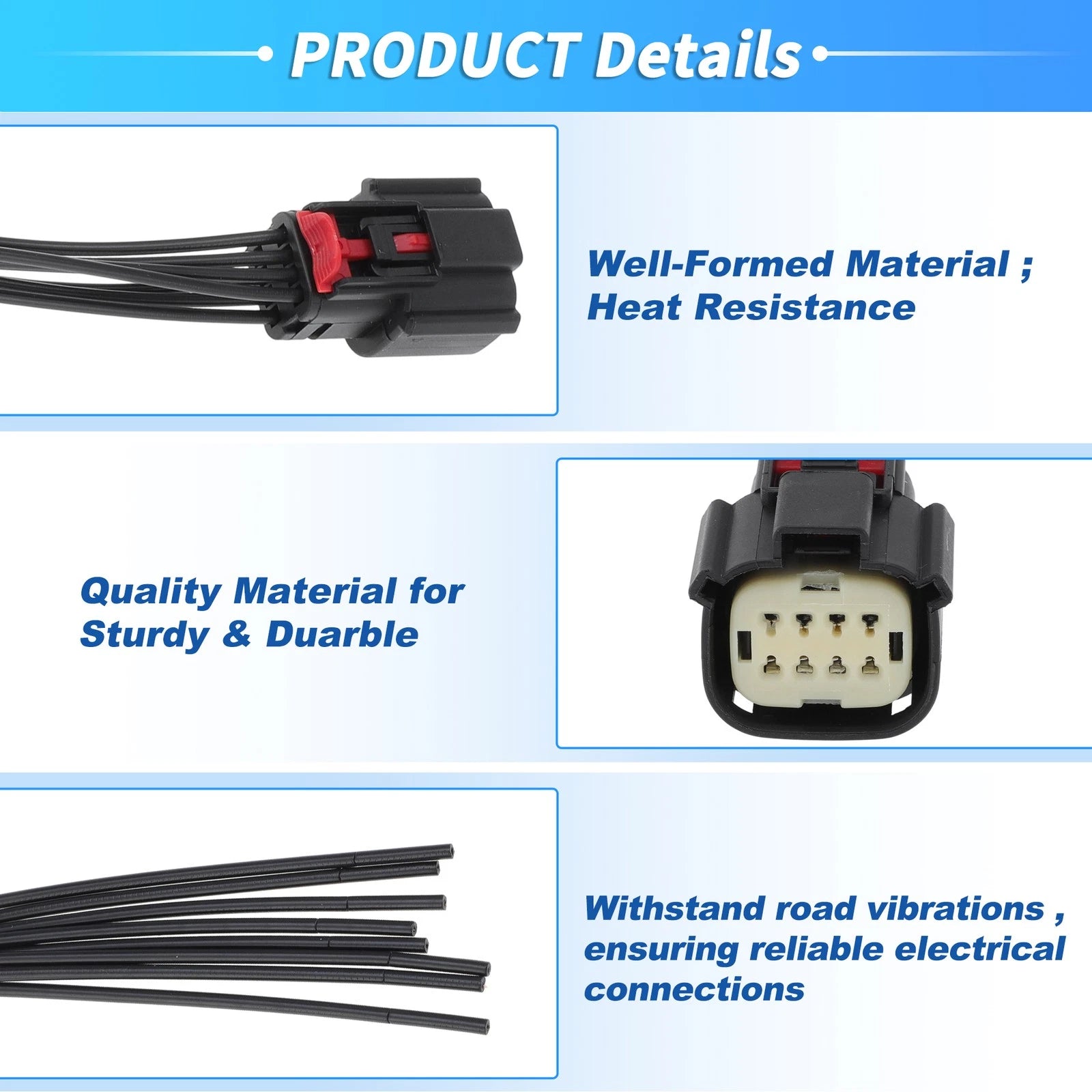 LED 8-Wire Headlight Connector for Dodge Durango (2021–2022)