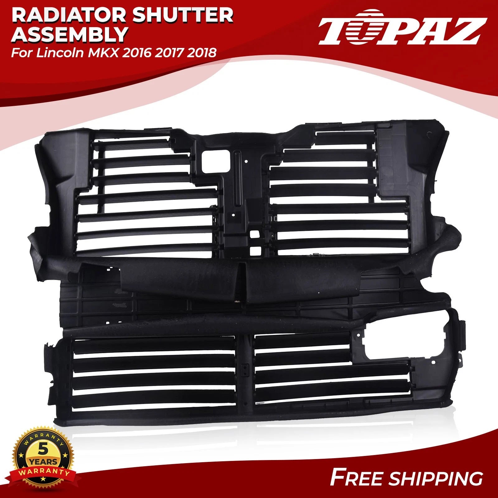 Radiator Shutter Assembly for Lincoln MKX (2016–2018)