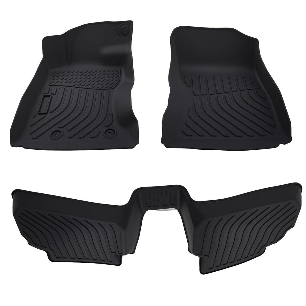 All Weather Floor Mat Liner for Subaru WRX (2022–2024) TPE Waterproof Black