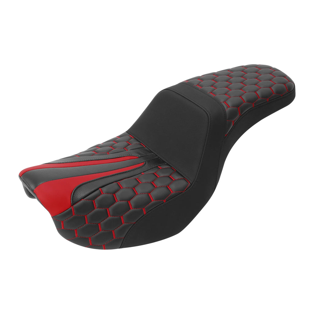 Driver Passenger Seat for Harley Dyna Fat Bob Super Glide FXDC (2006–2017)