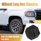 20 Pcs Wheel Lug Nut Cover for Land Rover Range Rover Sport (2006–2013) Black