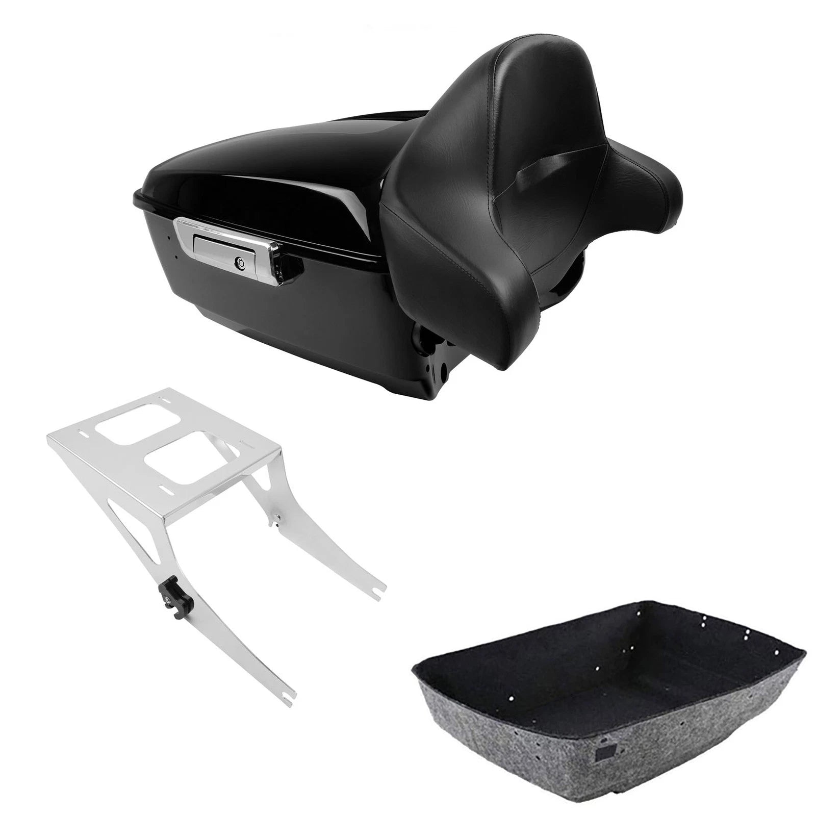 Trunk Pad Backrest for Harley Fat Boy FLSTF (2008–2017)
