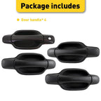 Rear Exterior Door Handle for Chevrolet Colorado/Canyon (2004–2012) - Black