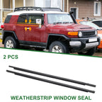 2X Front Left & Right Weatherstrip Window Seal No.6816235073 for Toyota FJ (2007–2014)