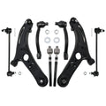 8Pcs Front Lower Control Arm Tie Rod End Sway Bar for Hyundai Elantra (2011–2016)