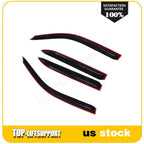 Wavy UV Window Visor Vent Shade Rain Guard for Toyota 4Runner (1996–2001)