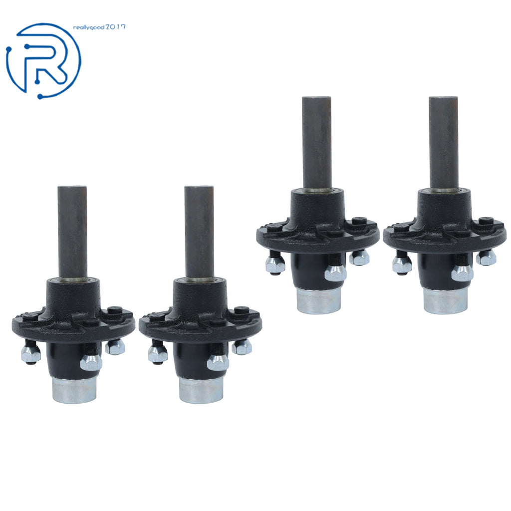 4" Bolt Idler Hub & Round BT8 Spindle for 4 on 4" Axles