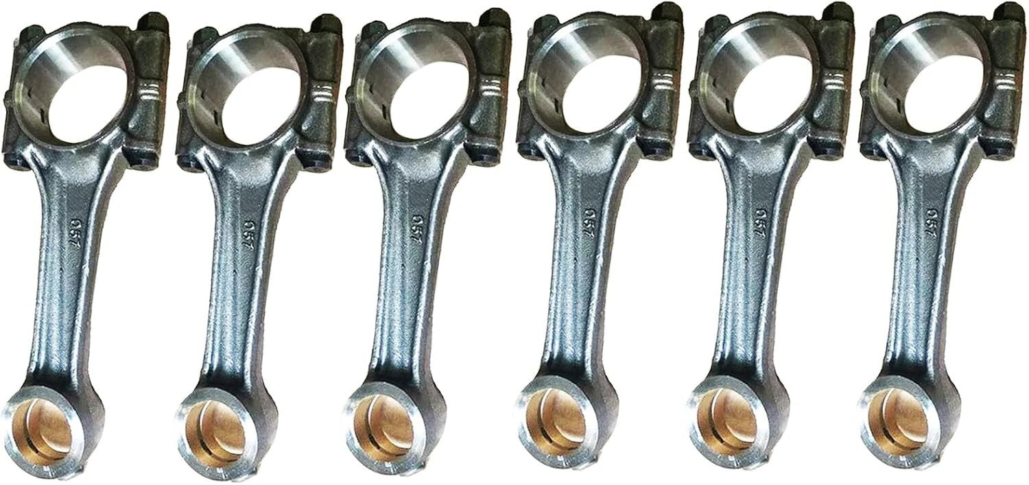 6X Connecting Rod ME012250 for Mitsubishi 4D30 4D31 4D31T 4D32 4D33 (–)