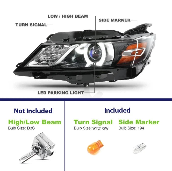 HID Headlight LH for Chevrolet Impala (2018–2020)