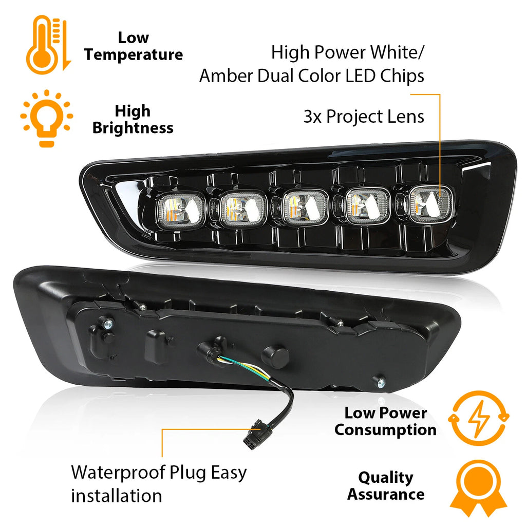 LED Fog Lights with Turn Signal for Ford F-150 Raptor (2017–2020)